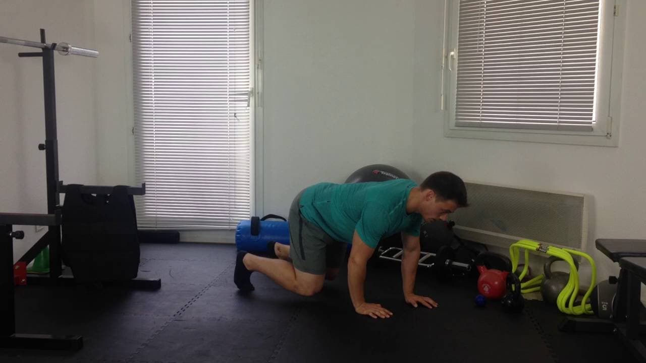 Découvrez le Bear Crawl : Un Exercice de Quadrupédie Efficace