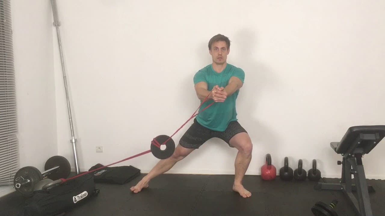 Améliorez votre gainage avec le Pallof en squat latéral