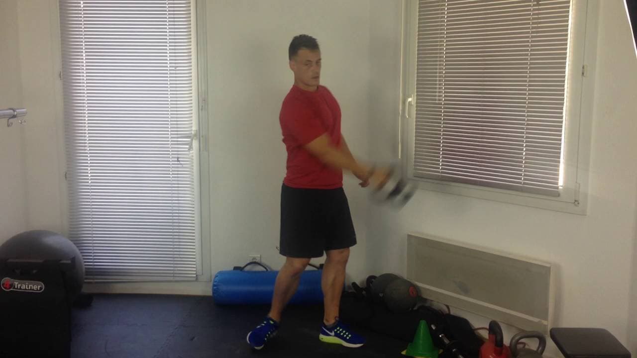 Maîtriser le Grand Balancier Fente avec Kettlebell