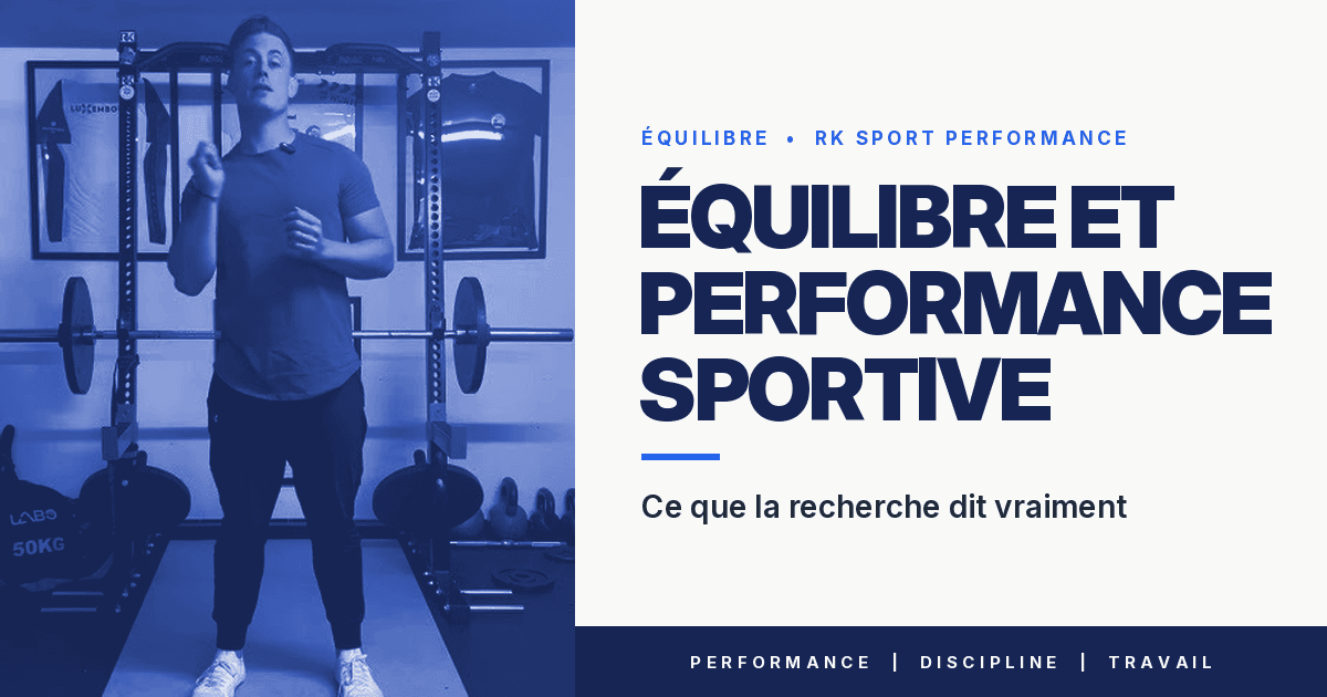 Équilibre et performance sportive : ce que la recherche dit vraiment