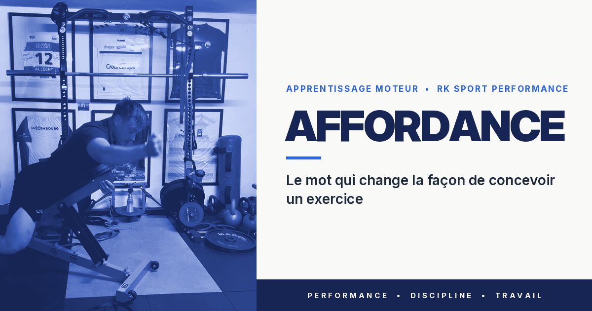 Affordance : le mot qui change la façon de concevoir un exercice
