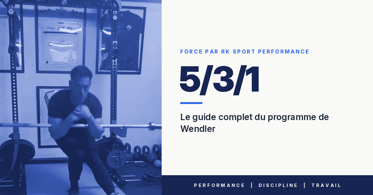 5/3/1 : le guide complet du programme de Wendler, et comment l'adapter quand tu fais un sport