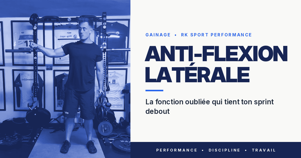 Gainage anti-flexion latérale : le guide complet de la fonction oubliée qui tient ton sprint debout