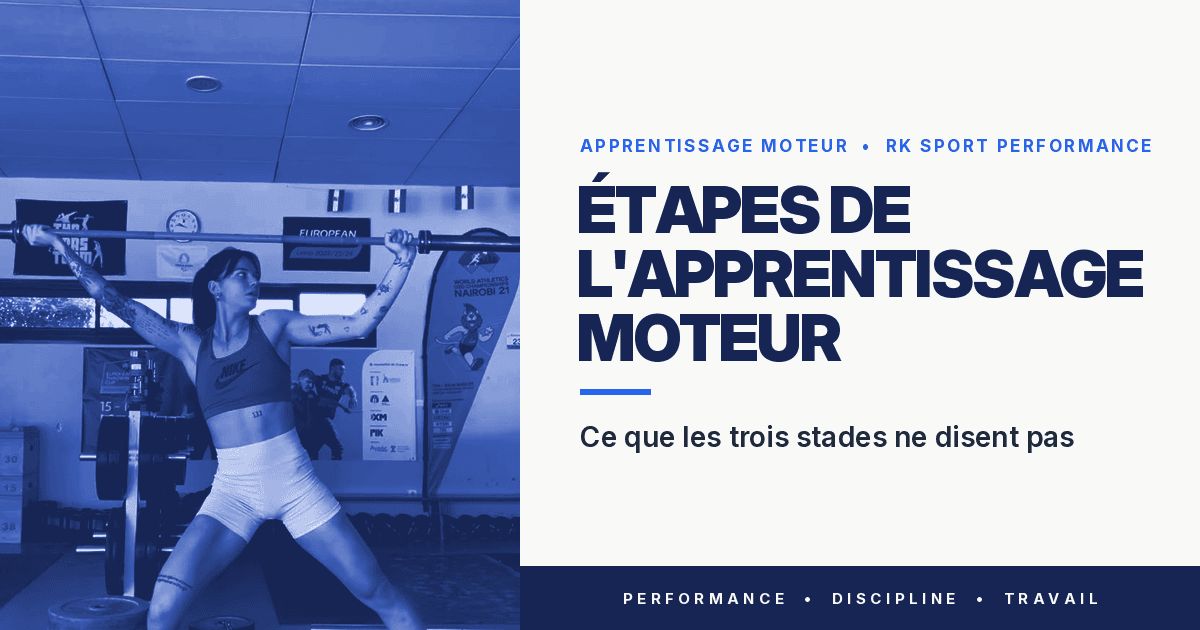 Étapes de l'apprentissage moteur : ce que les trois stades ne disent pas