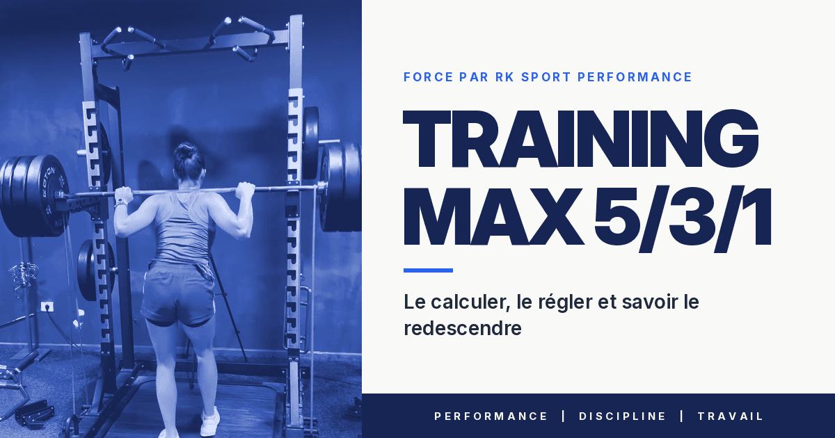 Training max 5/3/1 : le calculer, le régler et savoir le redescendre
