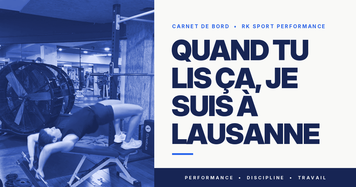 Quand tu lis ça, je suis à Lausanne