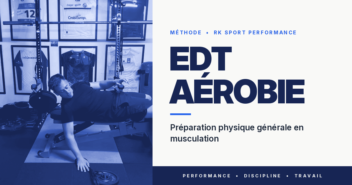 EDT Aérobie – Préparation physique générale en musculation